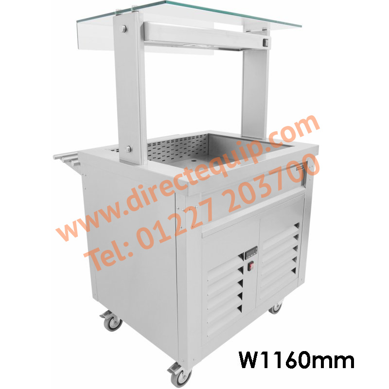 Parry Flexi-Serve Ambient Cupboard with Refrigerated Well FS-RW3